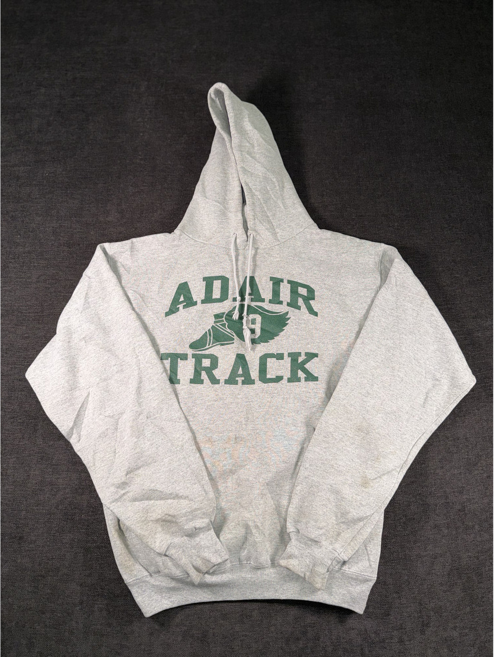 Champion Authentic Athletic Apparel Adair Track Hoodie Sweatshirt Medium Gray